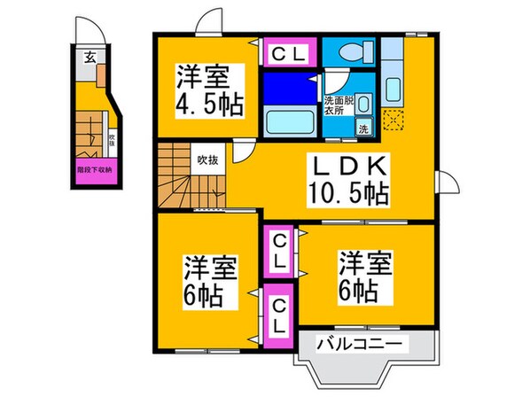 ステッラⅠ、Ⅱの物件間取画像